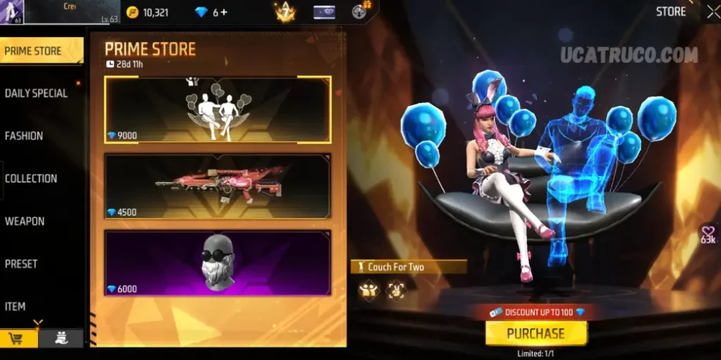 What is the Prime Feature in Free Fire