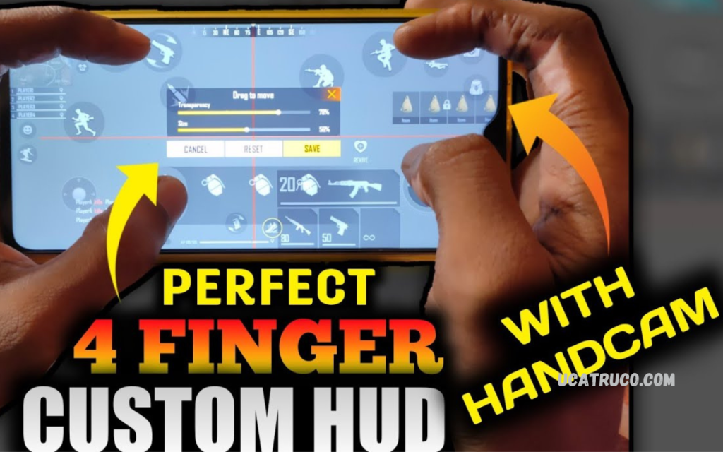 Best 4 Finger Setting in Free Fire