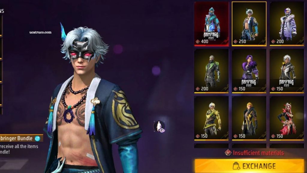 Free Fire Rampage Bundle How to Get, Price,